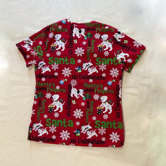 Christmas scrub top - Picture 2 of 2